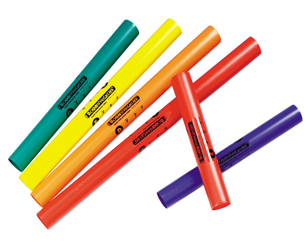 Boomwhackers®, pentatonischer Satz, Set mit 6 Röhren