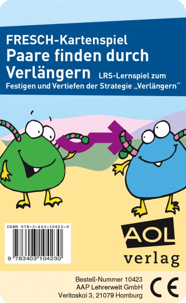 Paare finden/Verlängern, Kartenspiel, 1.-4. Klasse