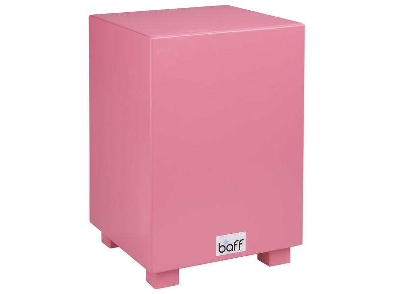 Kinderhocker mit Trommelfunktion, rosa, Sitzhöhe 38cm
