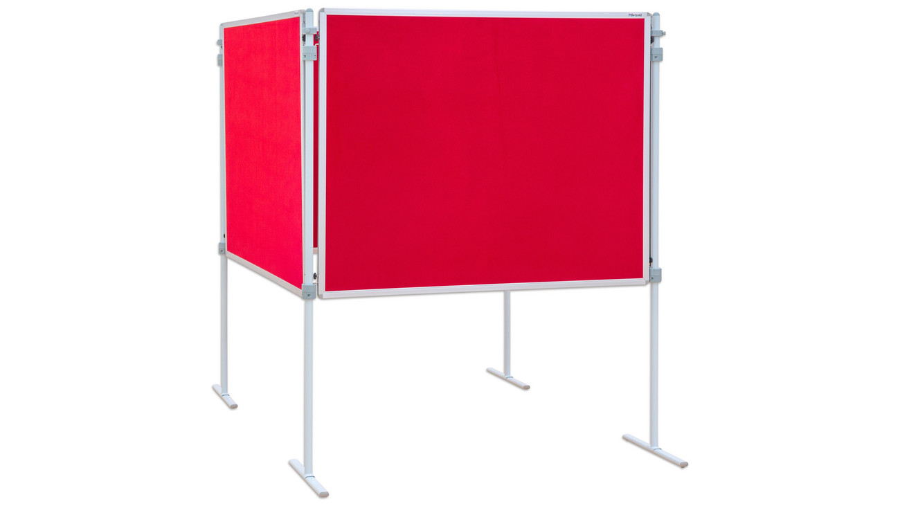 Compra Profi-Stellwände Komplett-Set B: Raute, Stoffbezug rot