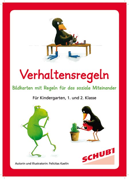 Verhaltensregeln, 16 Bildkarten, 4-9 Jahre