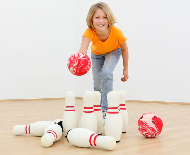 Soft-Bowling-Set inkl. Tasche, ab 5 Jahre