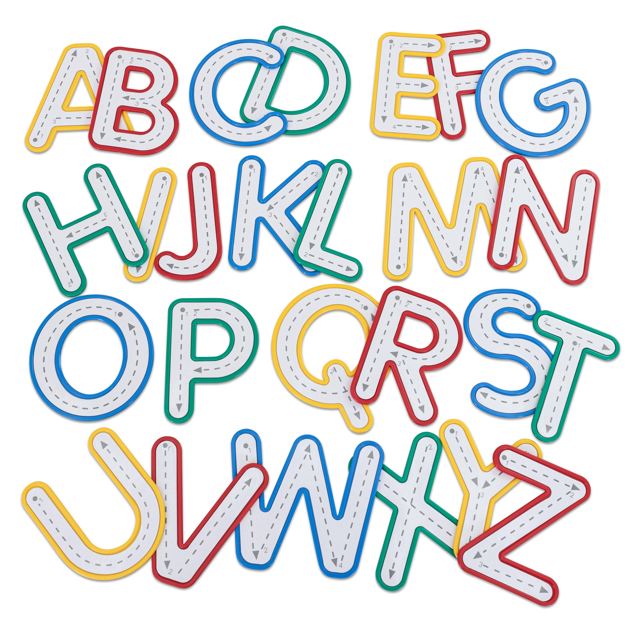 Buchstaben zum Fühlen und Nachspuren, 5-7 Jahre