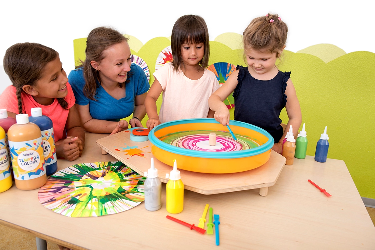 Farbschleuder, Kreativspielzeug für Kunst