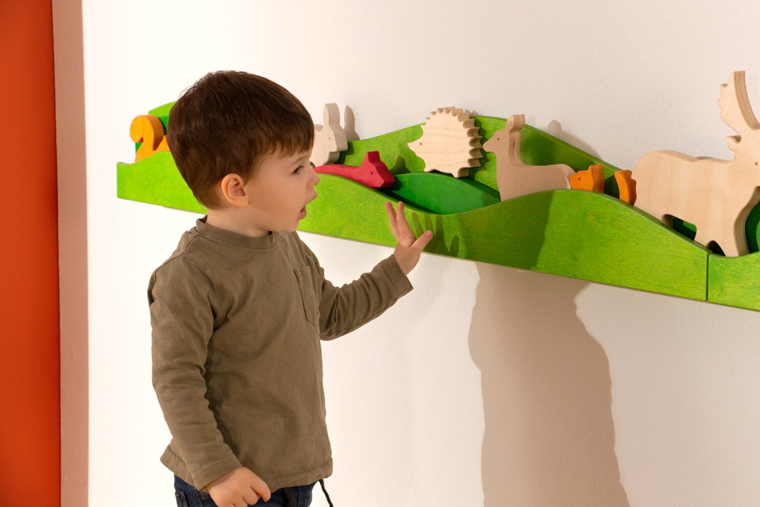 Wandleiste für Spielfiguren