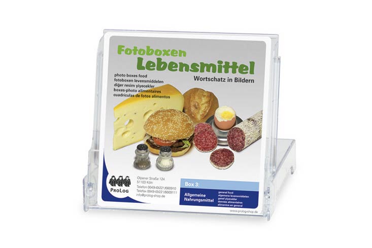 Fotokarten Lebensmittel, 4 Boxen mit je 36 Karten, ab 4 Jahre