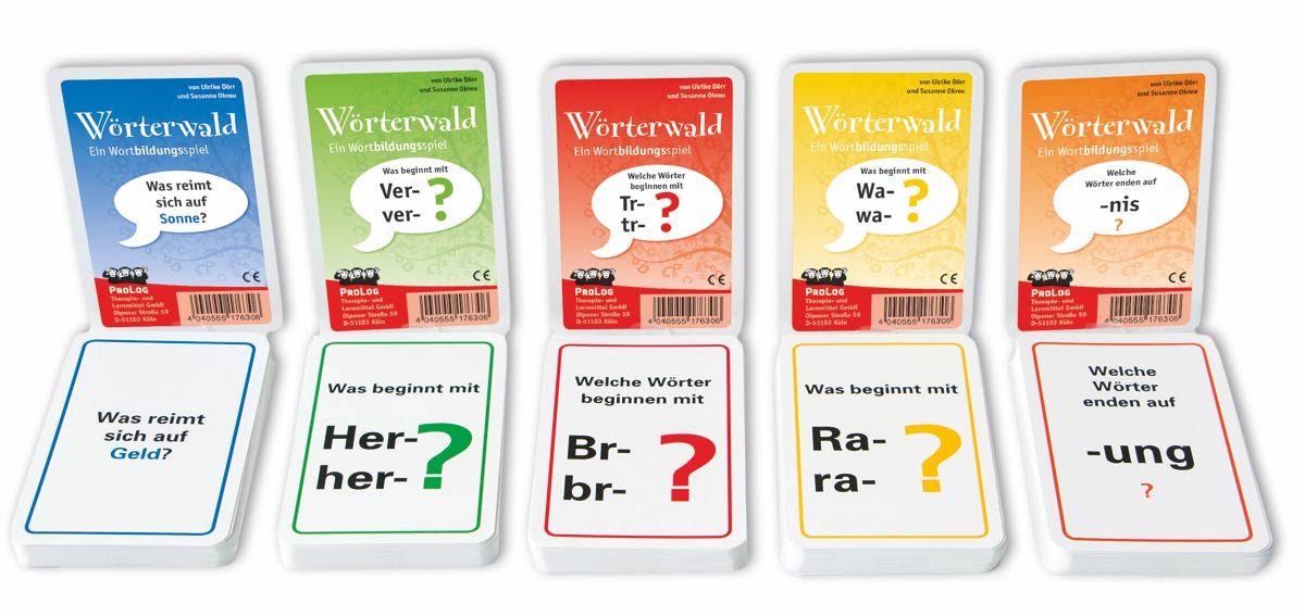 Wörterwald - 5 Ergänzungskartensätze zur Wortbildung, ab 6 Jahre