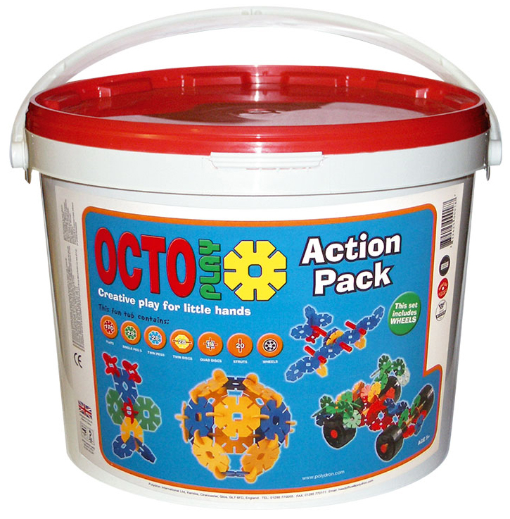OctoPlay Action Pack, 296 Teile inkl. Rädersatz