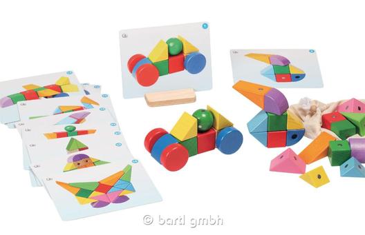 Konstruktionsspiel Magnetic Blocks, 33 Magnetbausteine, ab 3 Jahre
