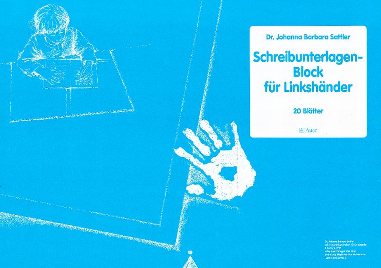 Schreibunterlagenblock DIN A2 für Linkshänder