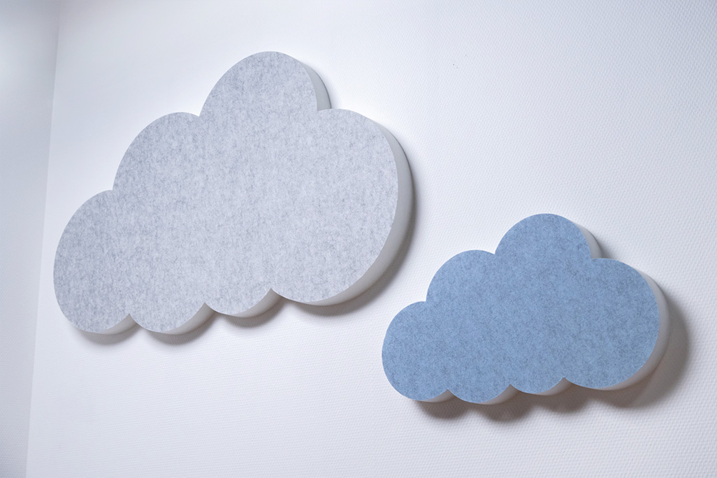 Schallschutz Akustikelement, Wolke Beige, soni ELEMENT cloud klein