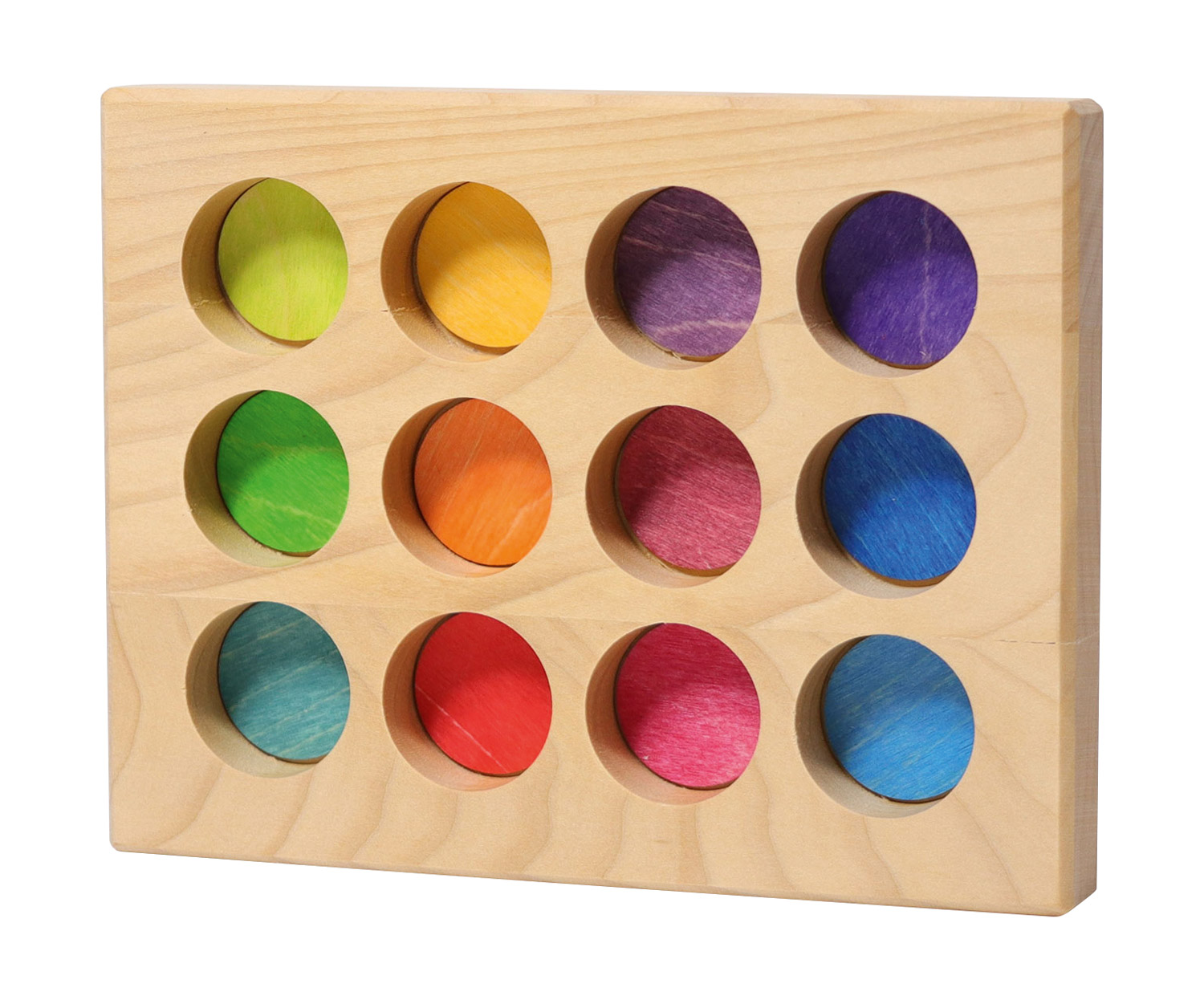 Regenbogen, Sortier-Brettchen, ab 1 Jahr
