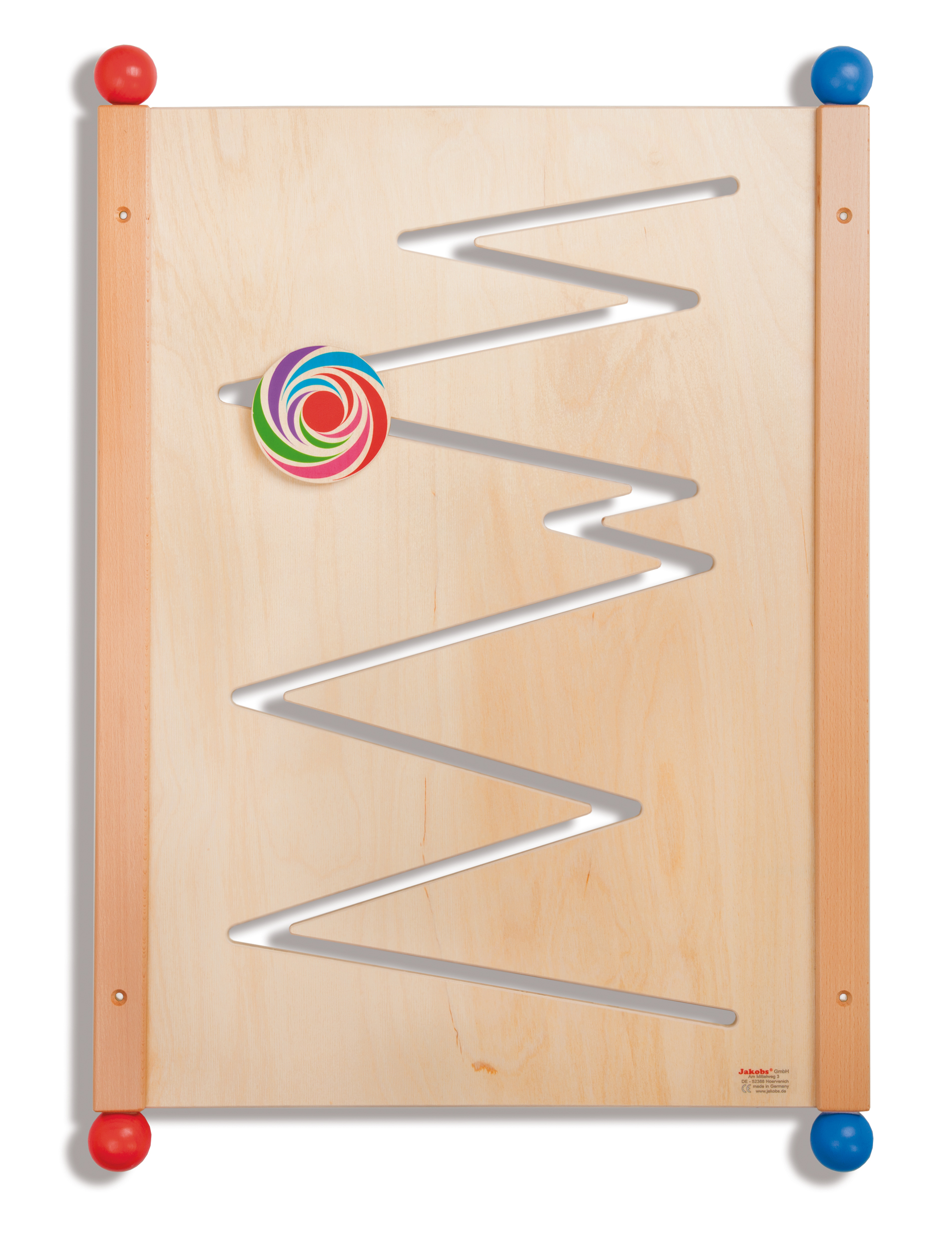 Zick Zack Wandelement natur, 80 x 56 cm, ab 18 Monate