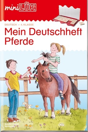 miniLÜK Deutschheft Pferde, Übungsheft, 4. Klasse