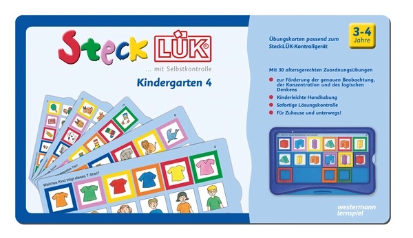 SteckLÜK-Übungsblock Kindergarten 4, 3-4 Jahre