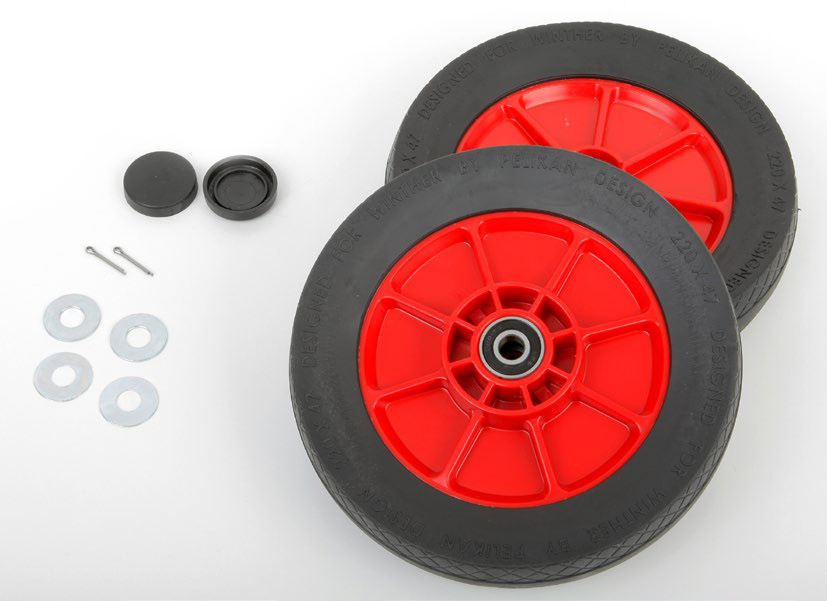 Winther® VIKING Ersatzteil Hinterräder-Set für Dreiräder