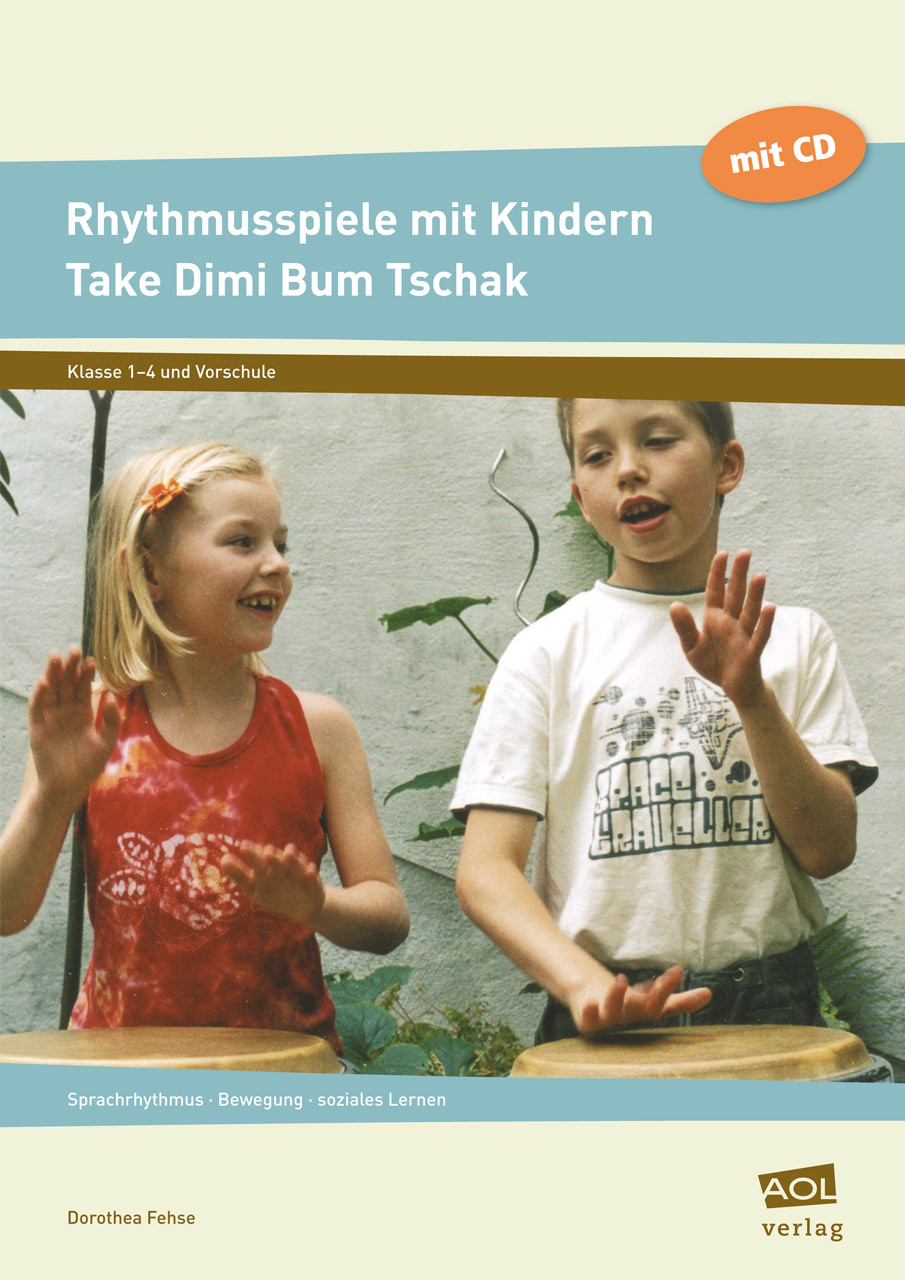 Rhythmusspiele mit Kindern, Heft inkl. CD, 1.-4. Klasse