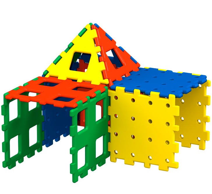 XL Polydron Set 1, 12 Teile, ab 2 Jahre