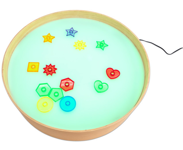 Lichttisch, rund, 3-12 Jahre