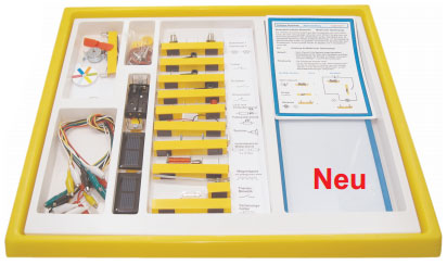 Elektrobaukasten 1.1 Grundlagen und Solartechnik - mit Einsatz und transparentem Deckel