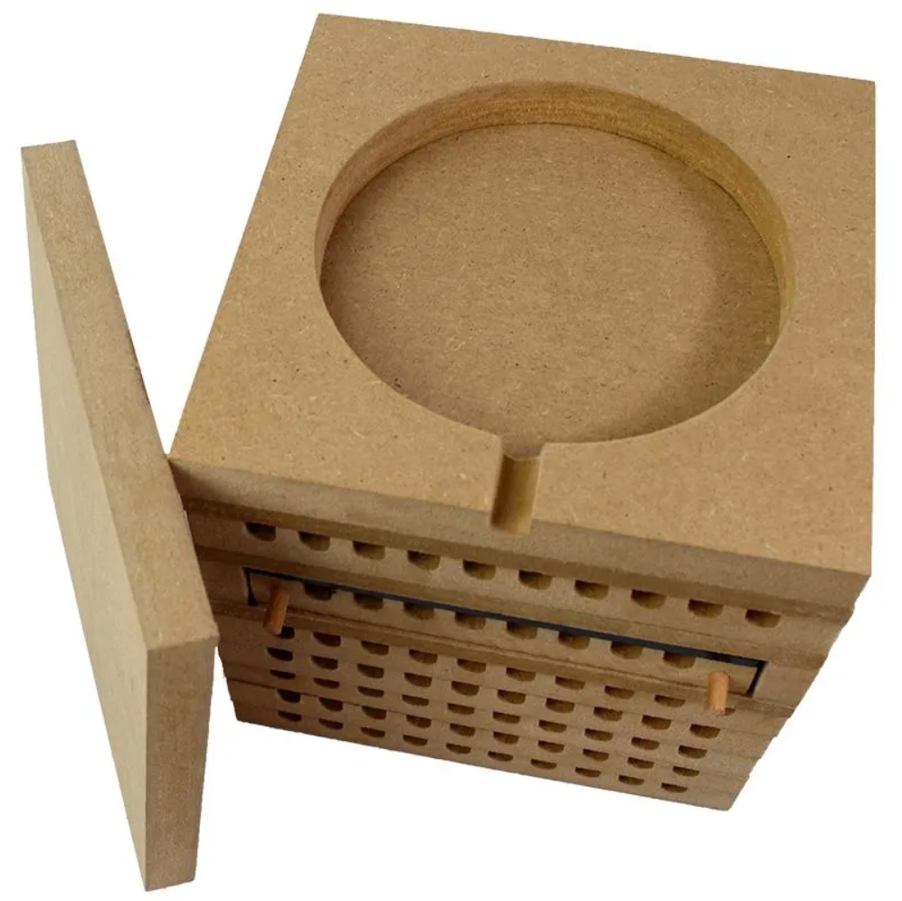 Zuchtset Wildbienen Gehörnte Mauerbiene, Gutschein-Set, 5 Teile