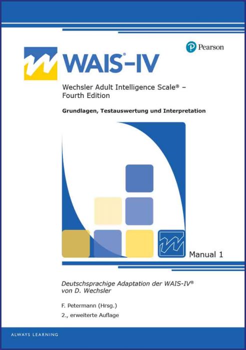 WAIS-IV Protokollbogen - (25 Stück)