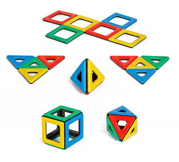 Magnetic Polydron Start Set 32 Teile, ab 3 Jahre