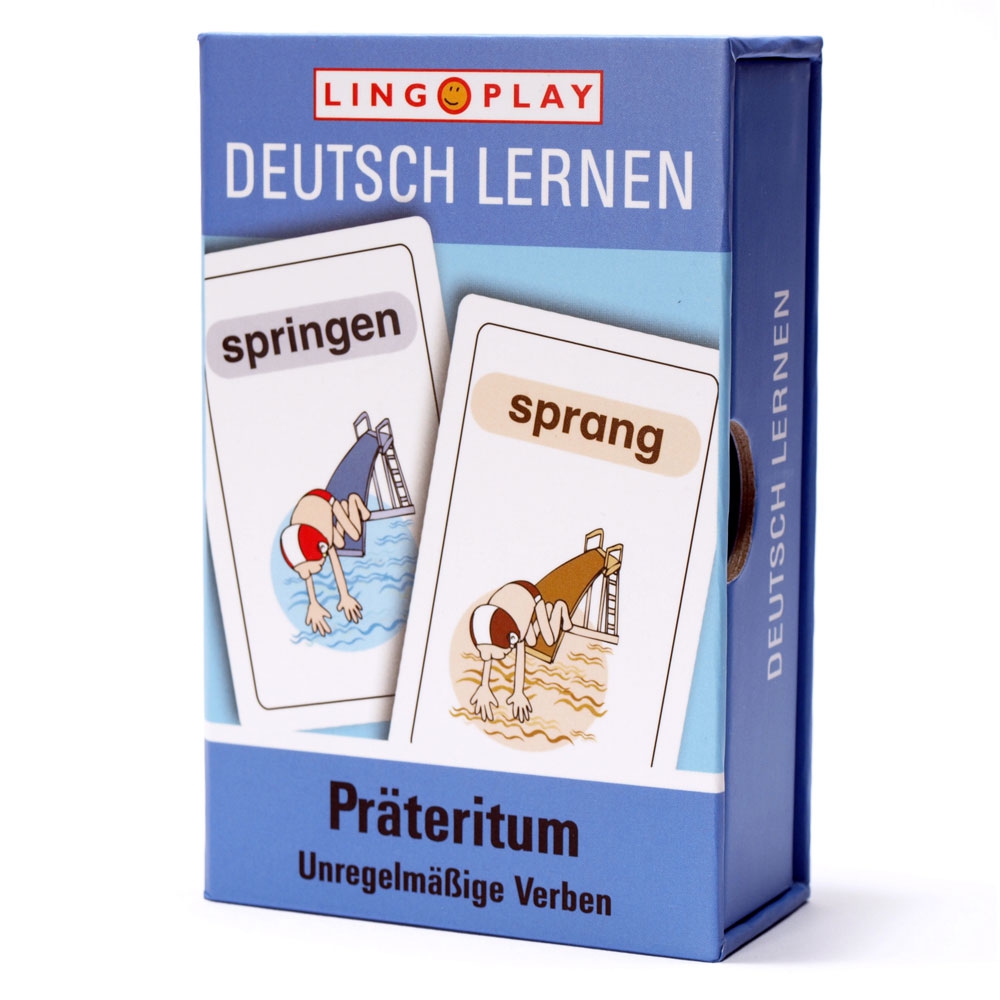 LingoCards Deutsch Lernen Präteritum - unregelmäßige Verben?, Lernspiel, ab 9 Jahre