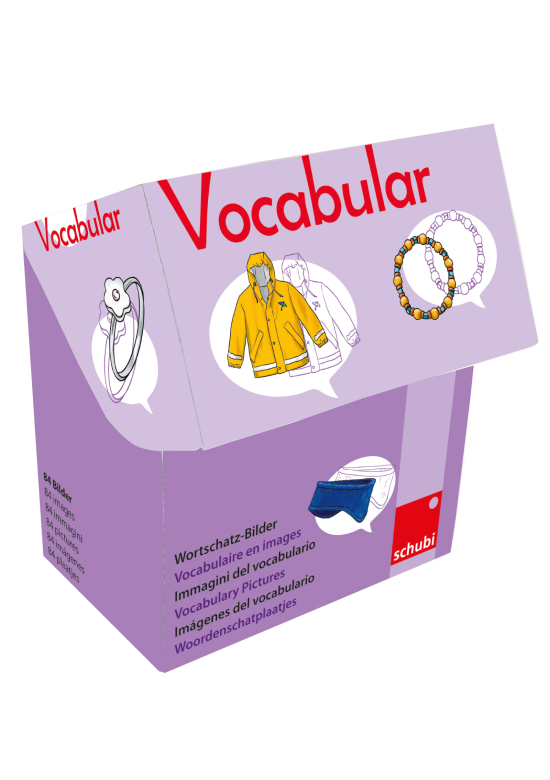 Vocabular Wortschatz-Bilder - Kleidung und Accessoires, Bilderbox, 3-99 Jahre