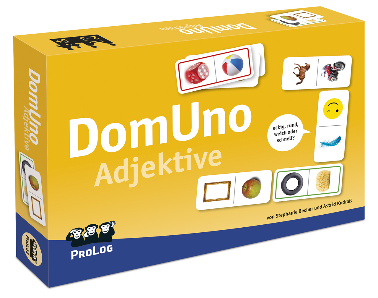DomUno Adjektive, Sprachlernspiel, ab 5 Jahre
