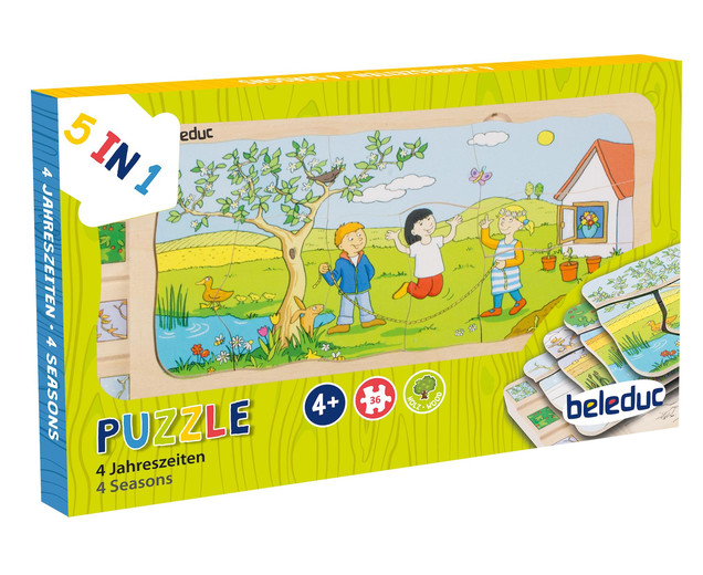 Lagen-Puzzle 4 Jahreszeiten, 4-7 Jahre