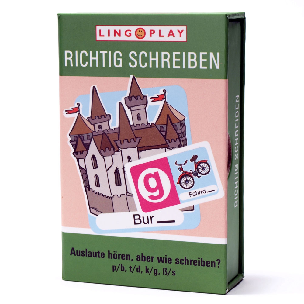 Auslaute hören, aber wie schreiben?, Dominospiel, ab 9 Jahre