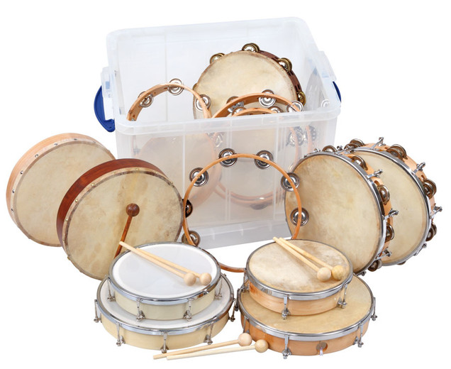 Trommel-Set, 14 Instrumente, ab 4 Jahre