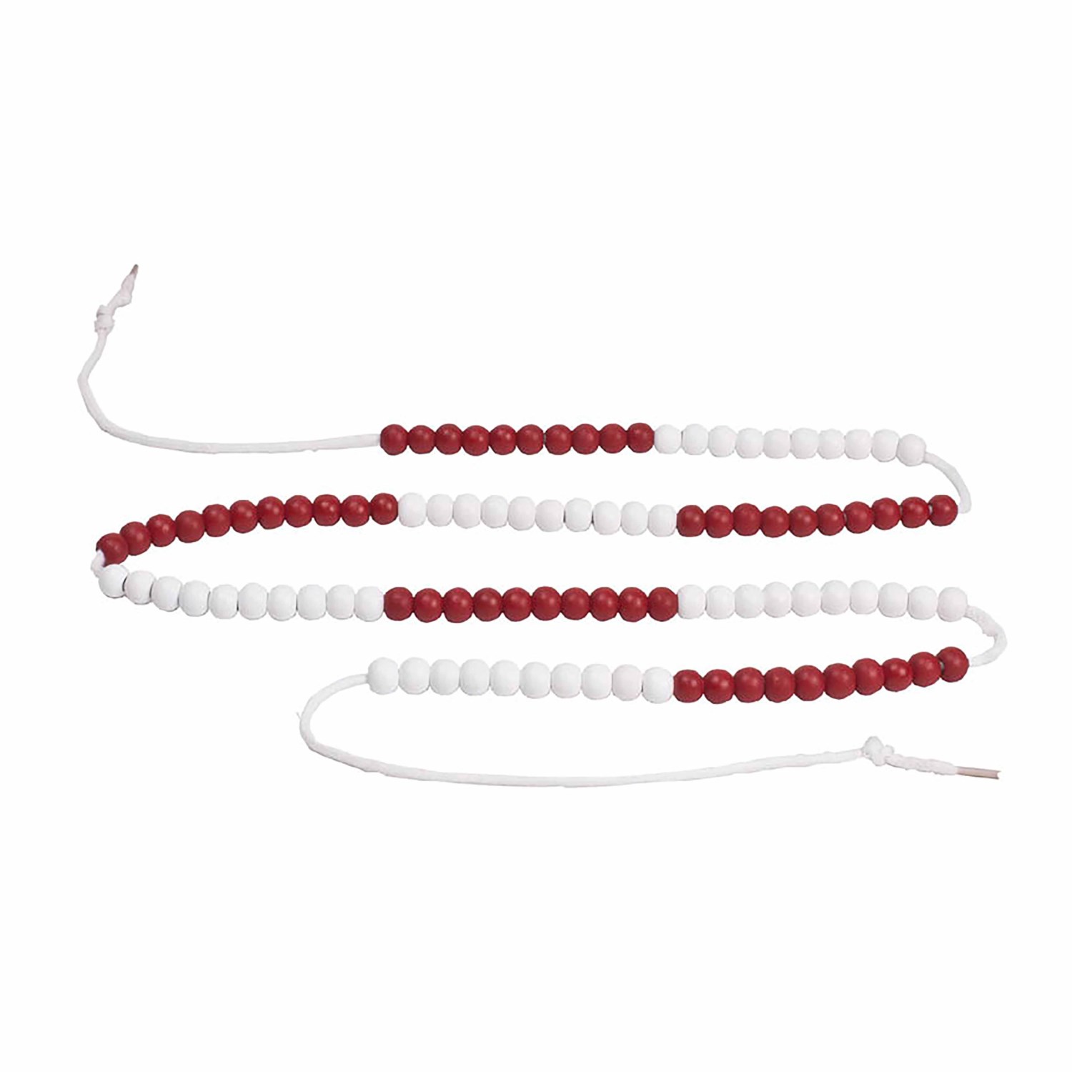 Schüler-Rechenkette rot-weiß bis 100
