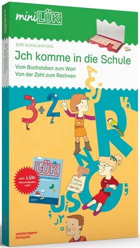 miniLÜK Set Ich komme in die Schule, 3 Hefte inkl. Lösungsgerät, ab 6 Jahre