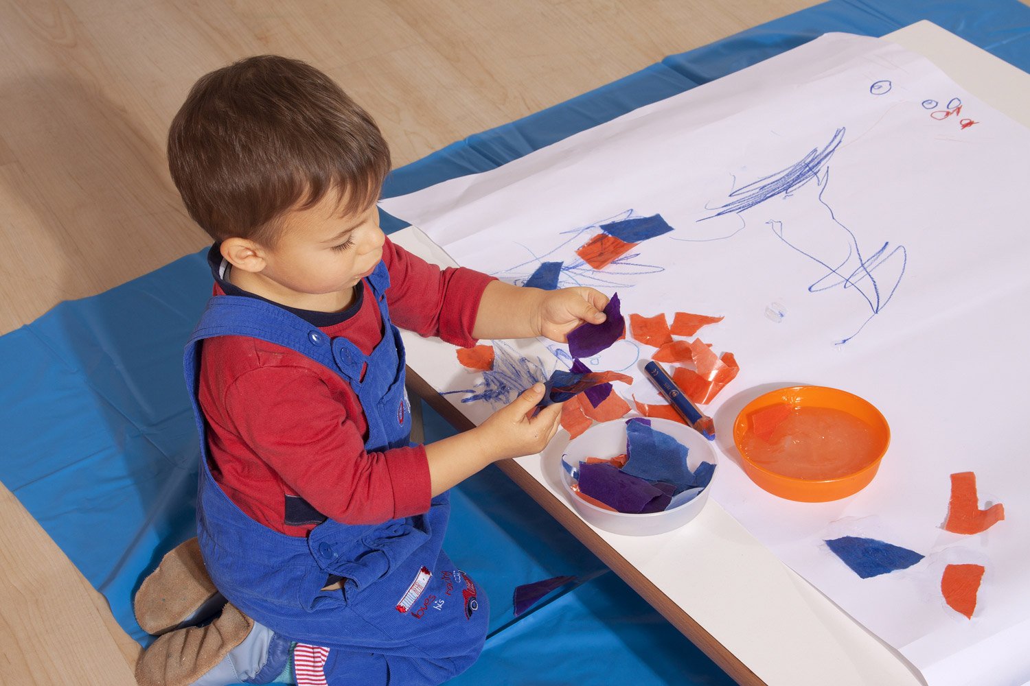 Mal- und Kreativpodest, 2-3 Jahre