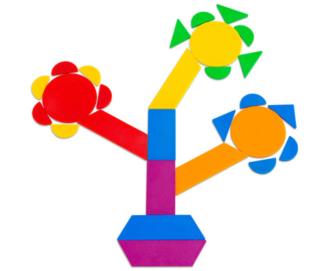 Geometrische Legeformen, ab 3 Jahren