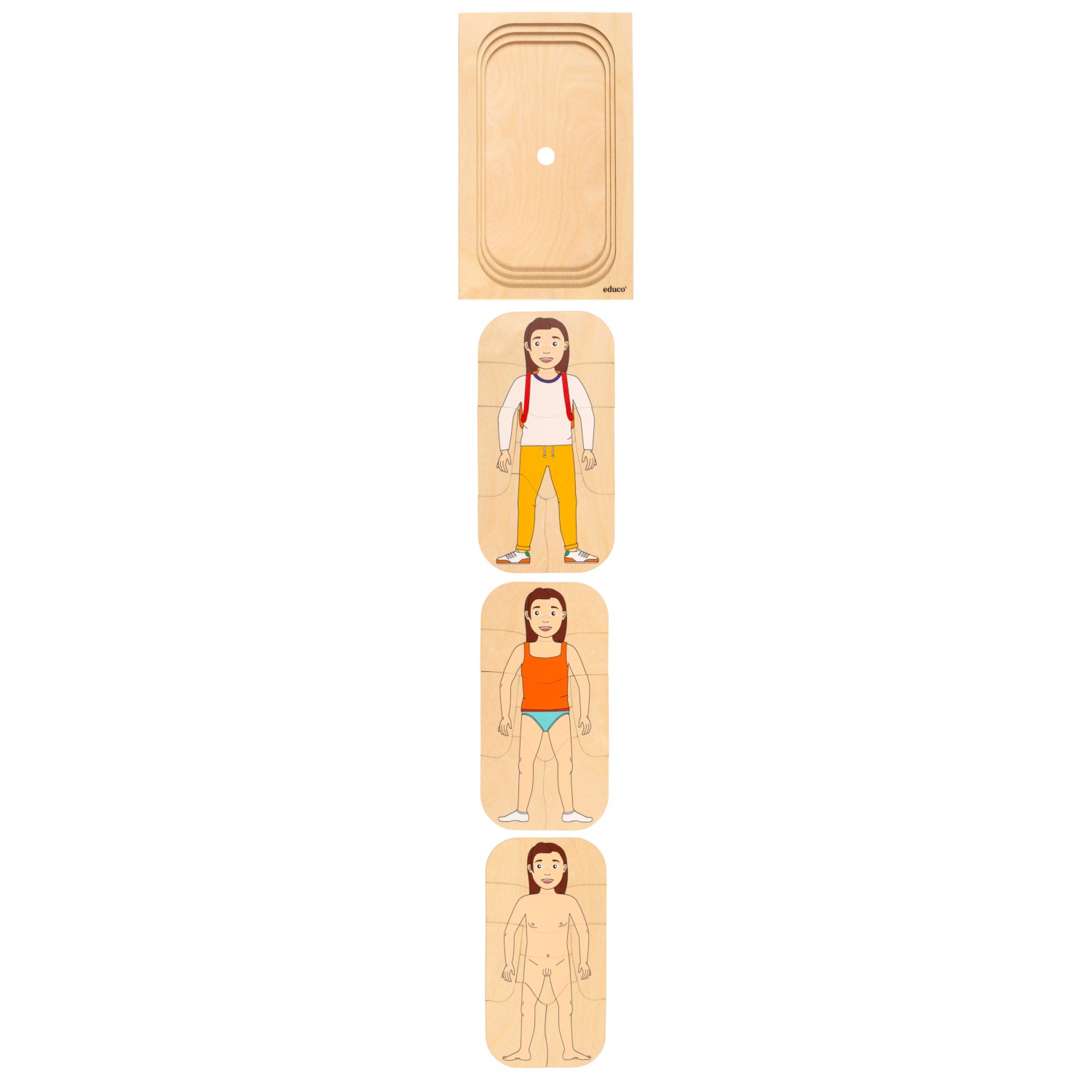 Ankleidepuzzle - Jungen