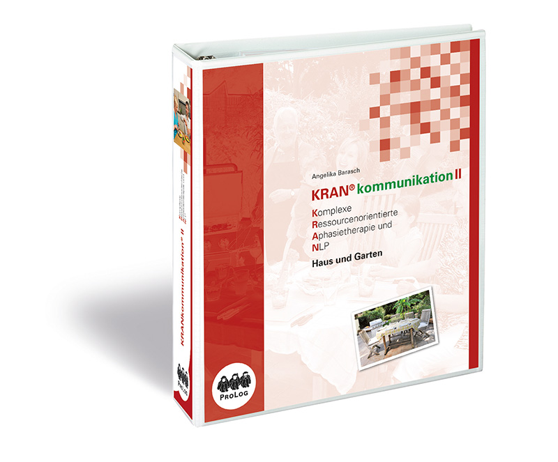 KRAN®kommunikation II Haus und Garten, Ordner mit Aphasie-Übungsmaterial