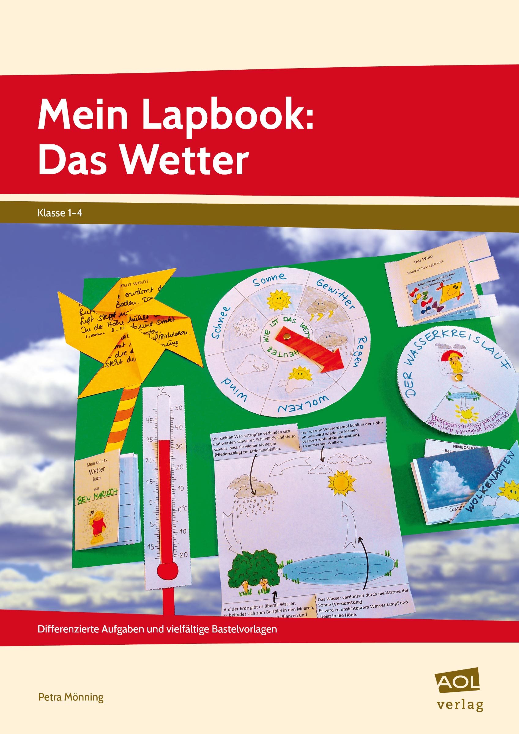 Mein Lapbook: Das Wetter, Heft, 1. bis 4. Klasse