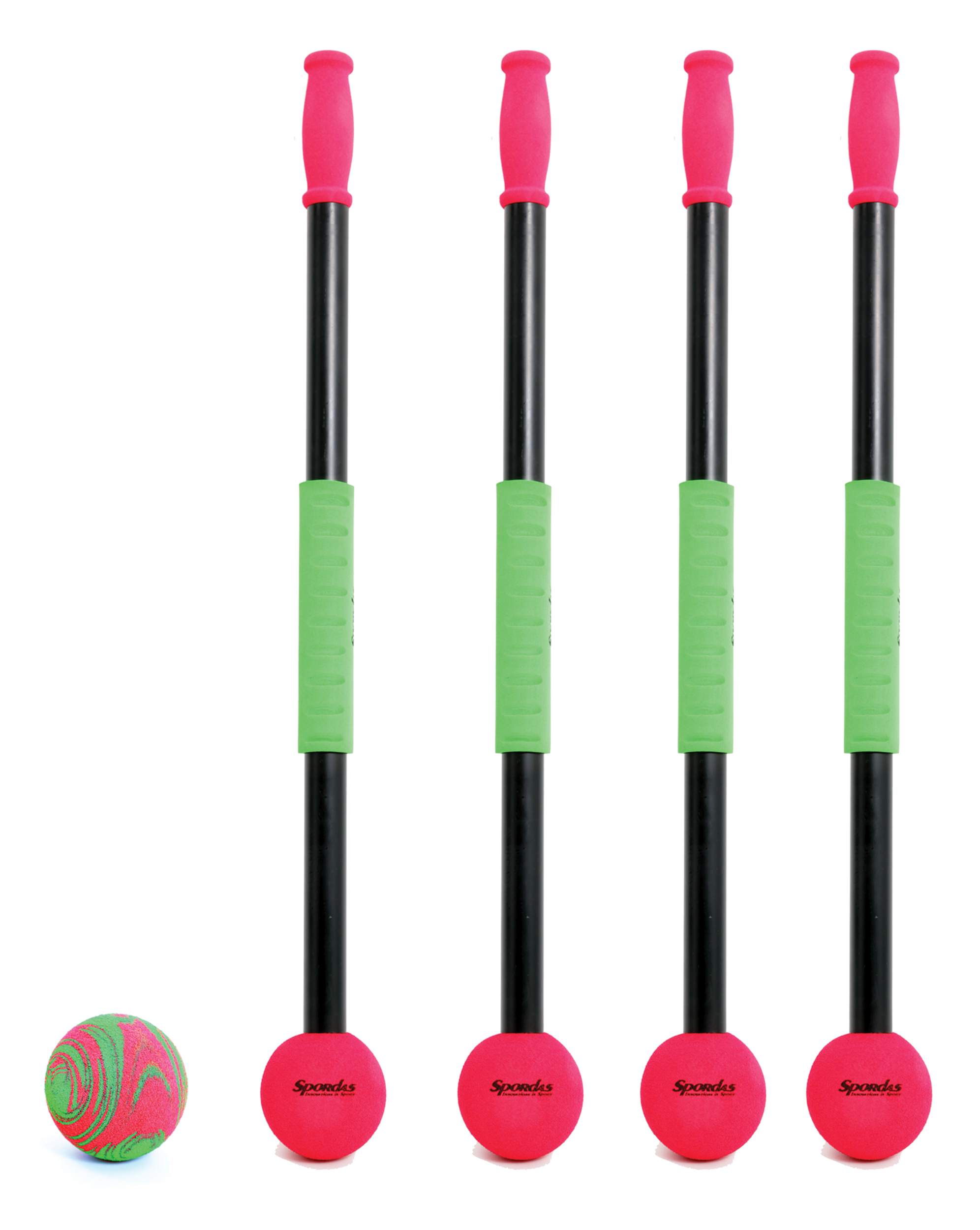 Rollbrett-Paddel 4er-Set, je 87 cm lang