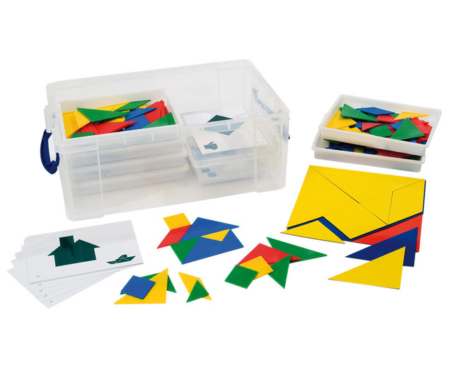 Tangram-Set: großer Klassensatz, 4-12 Jahre