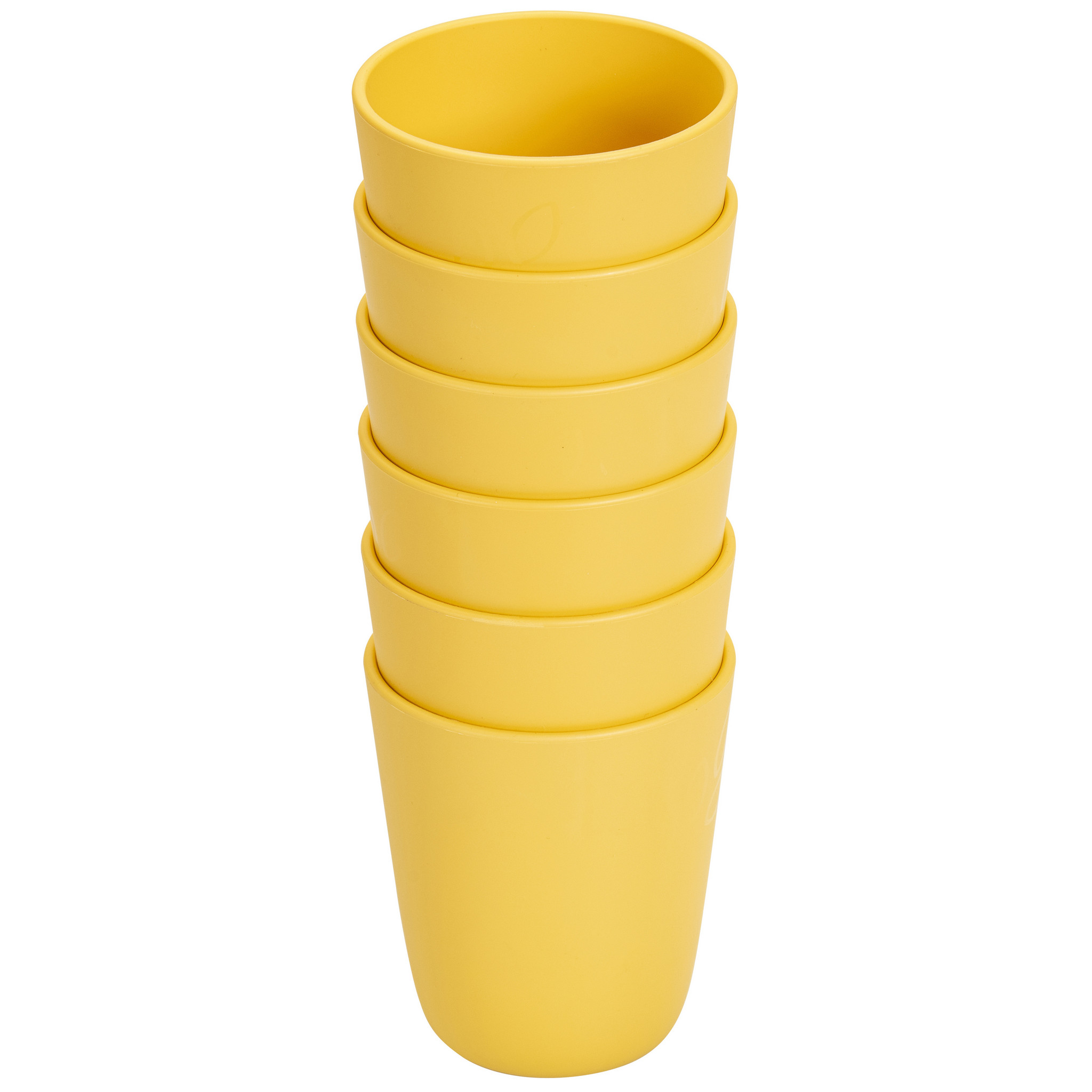 treeNside Becher, 200 ml, 6er-Set safrangelb
