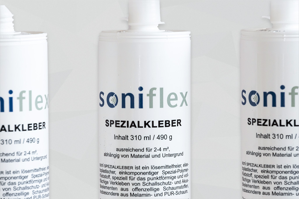Klebstoff für Akustikelemente, soni SPEZIALKLEBER