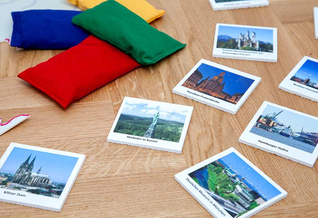 Bodenpuzzle Deutschland politisch Zubehörbox