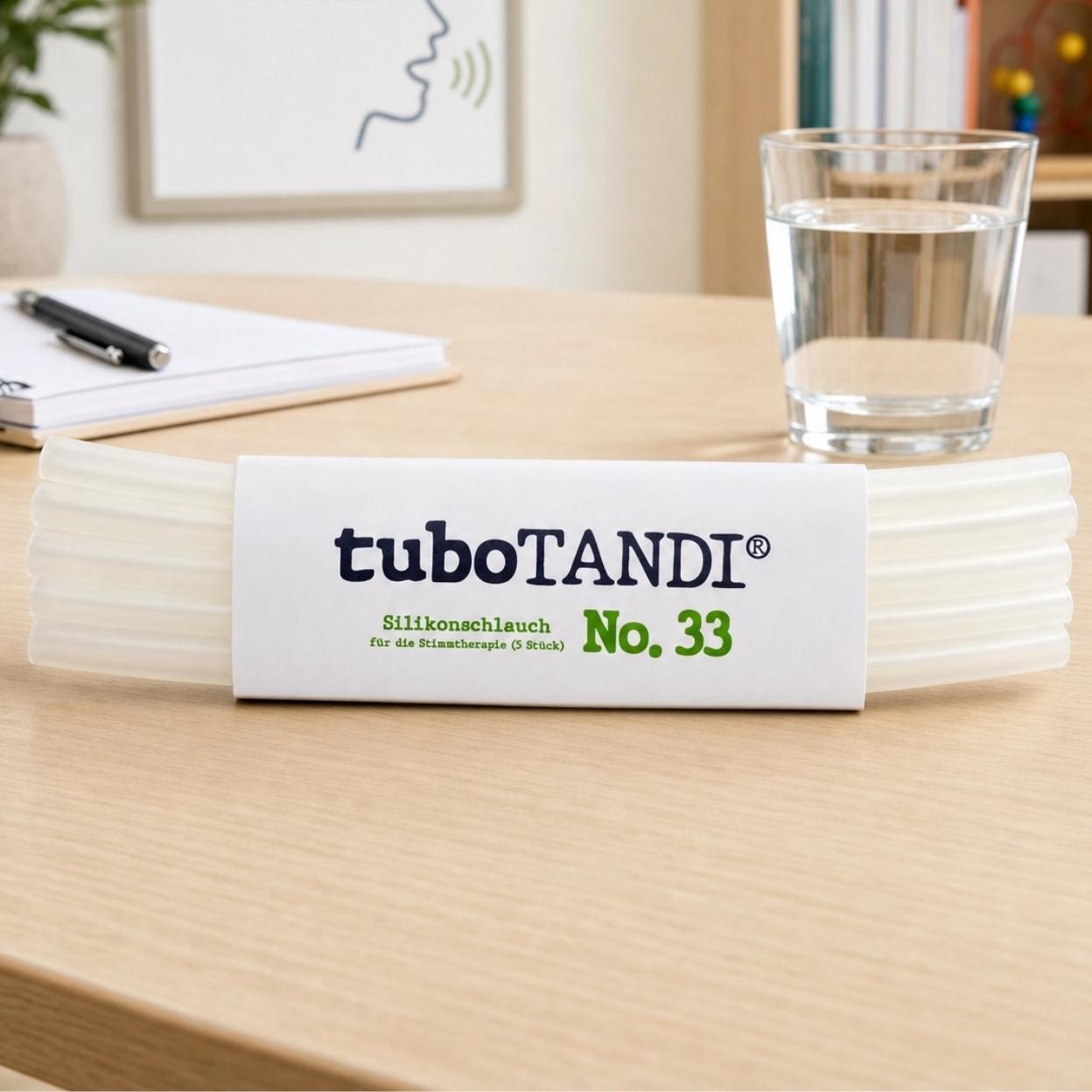 tuboTANDI Silikonschlauch für die Stimmtherapie No. 33 (5 Stück)