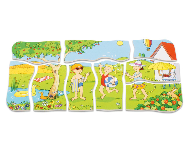 Lagen-Puzzle 4 Jahreszeiten, 4-7 Jahre