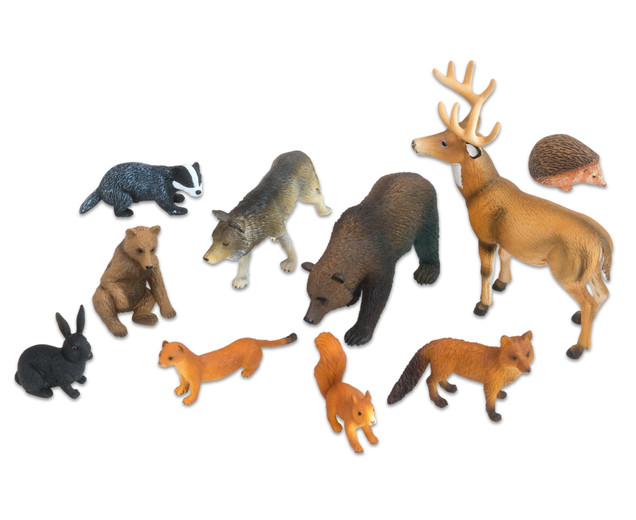 Tiere - Waldtiere, 10 Teile