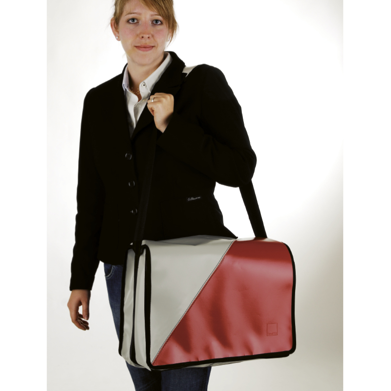TimeTEX Planentasche Rustica, rot-silbergrau