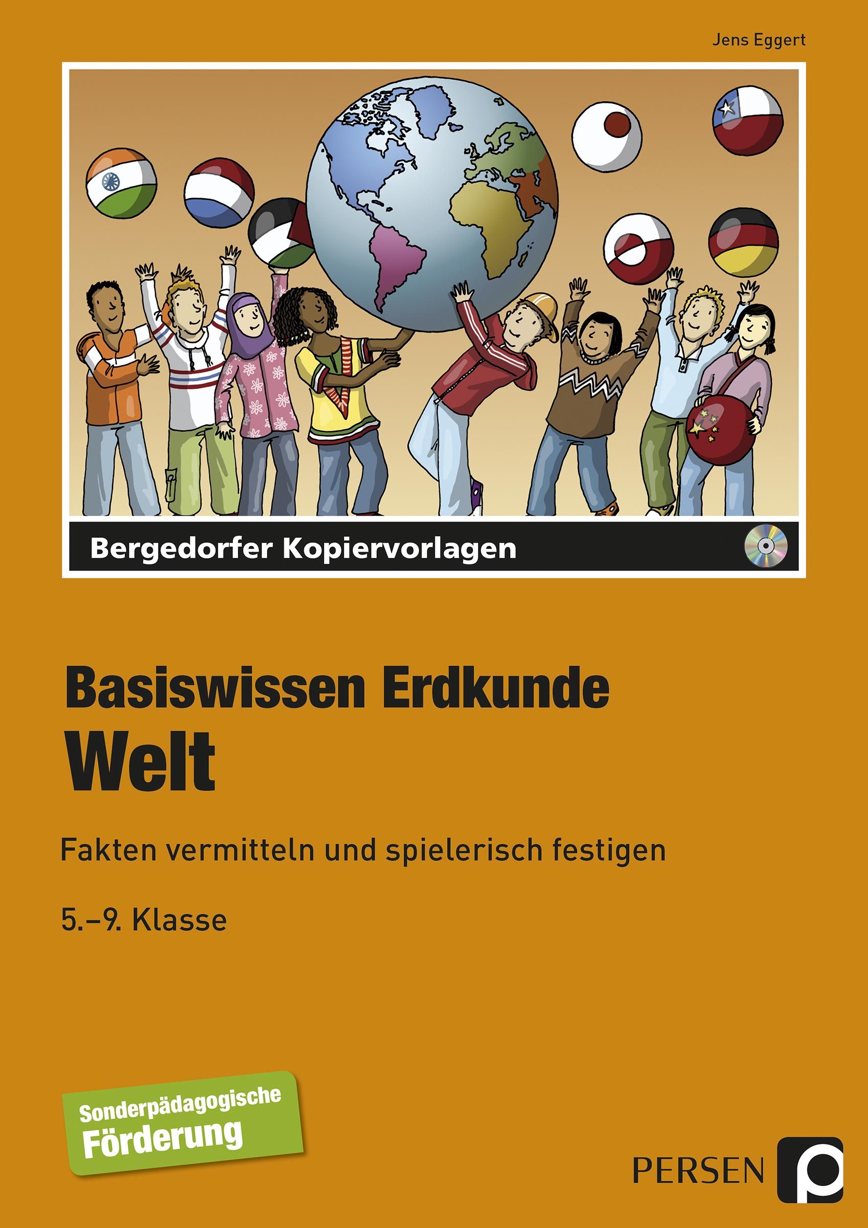 Basiswissen Erdkunde: Welt, Kopiervorlagen inkl. CD, 5.-9. Klasse